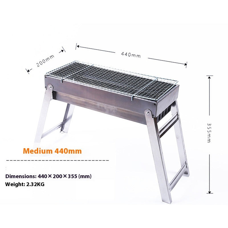 Elevate Your Outdoor Cooking with the Outdoor Folding Charcoal Portable Barbecue Grill